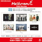 初の東阪開催「MASHROOM」にテレン、パノパナ、Saucy Dog、YAJICO GIRL、ユレニワ