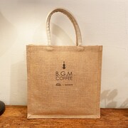 Kalita × B.G.M COFFEE ジュートスクエアトートバッグ