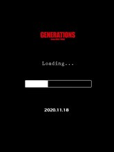 GENERATIONS from EXILE TRIBE「Loading…」ティザービジュアル