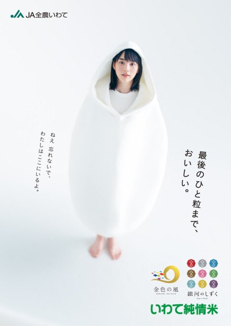 JA全農いわて「いわて純情米」ビジュアル