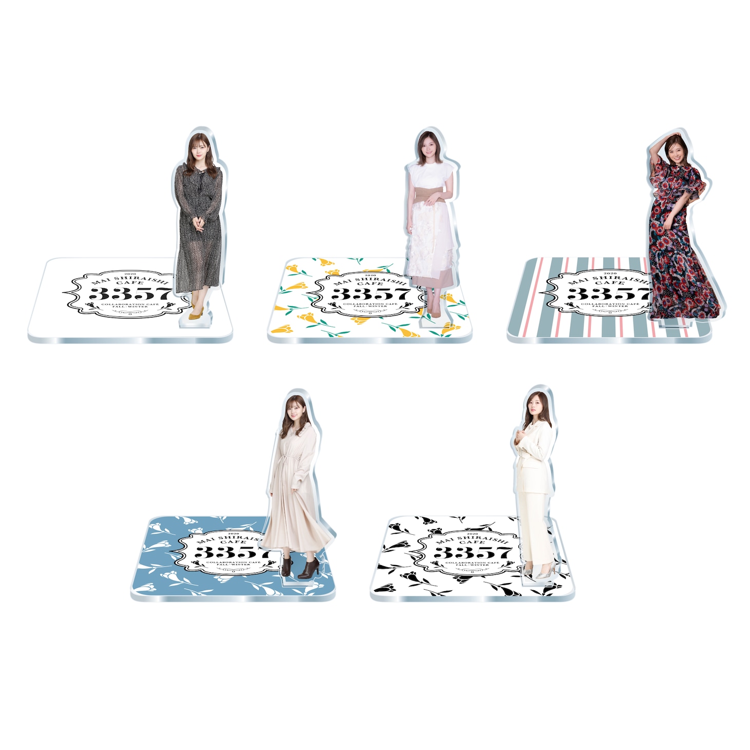 「MAI SHIRAISHI CAFE」アクリルコースター（ランダム5種）