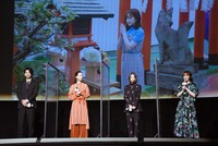 左から三浦翔平、松井玲奈、森川葵、百田夏菜子。