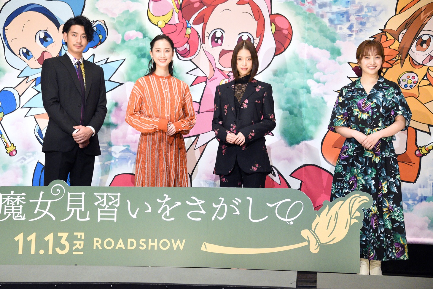 左から三浦翔平、松井玲奈、森川葵、百田夏菜子。