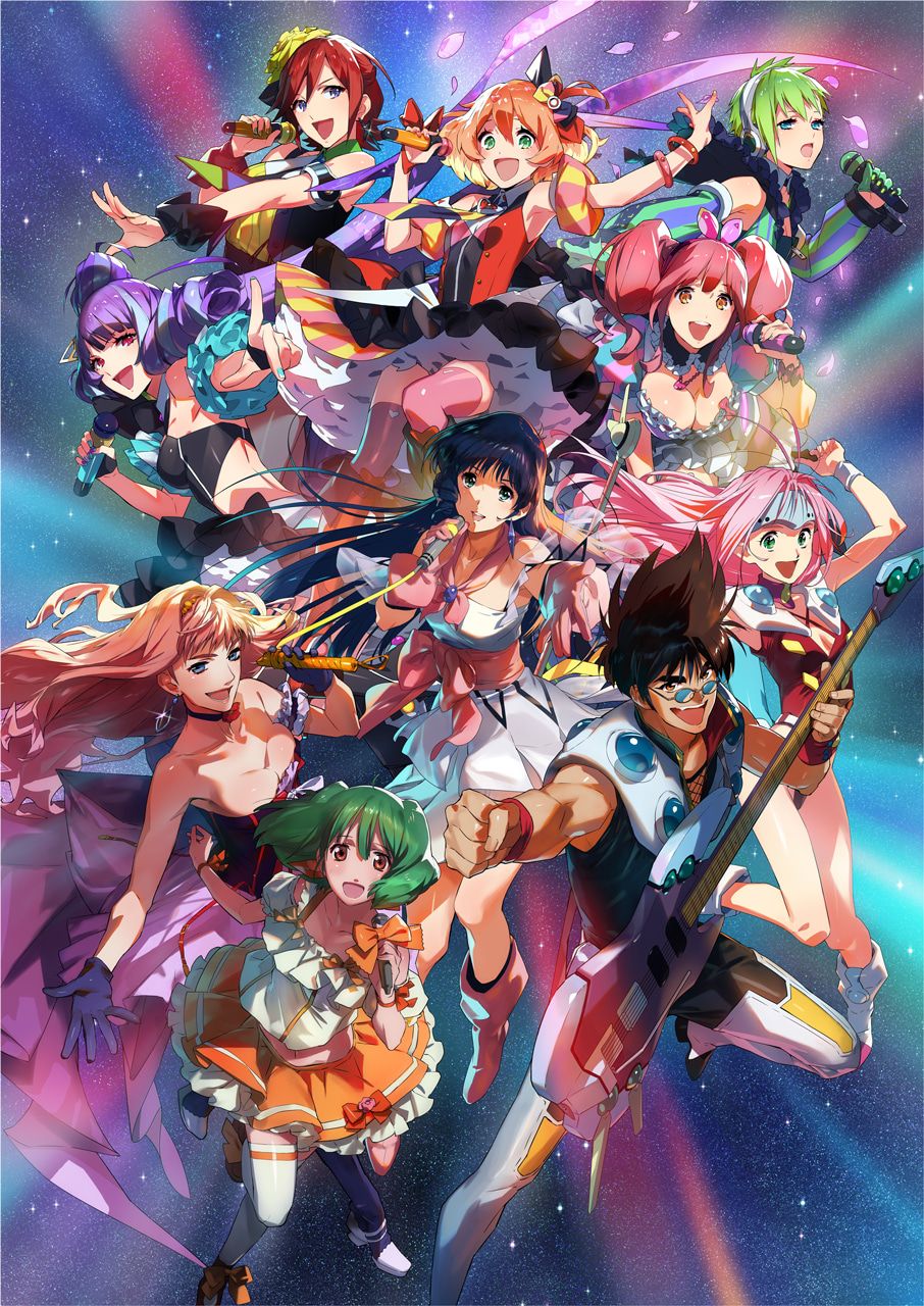 アニメ「マクロス」シリーズキービジュアル(c)1984,1994,2015 BIGWEST (c)2007 BIGWEST/MACROSS F PROJECT・MBS