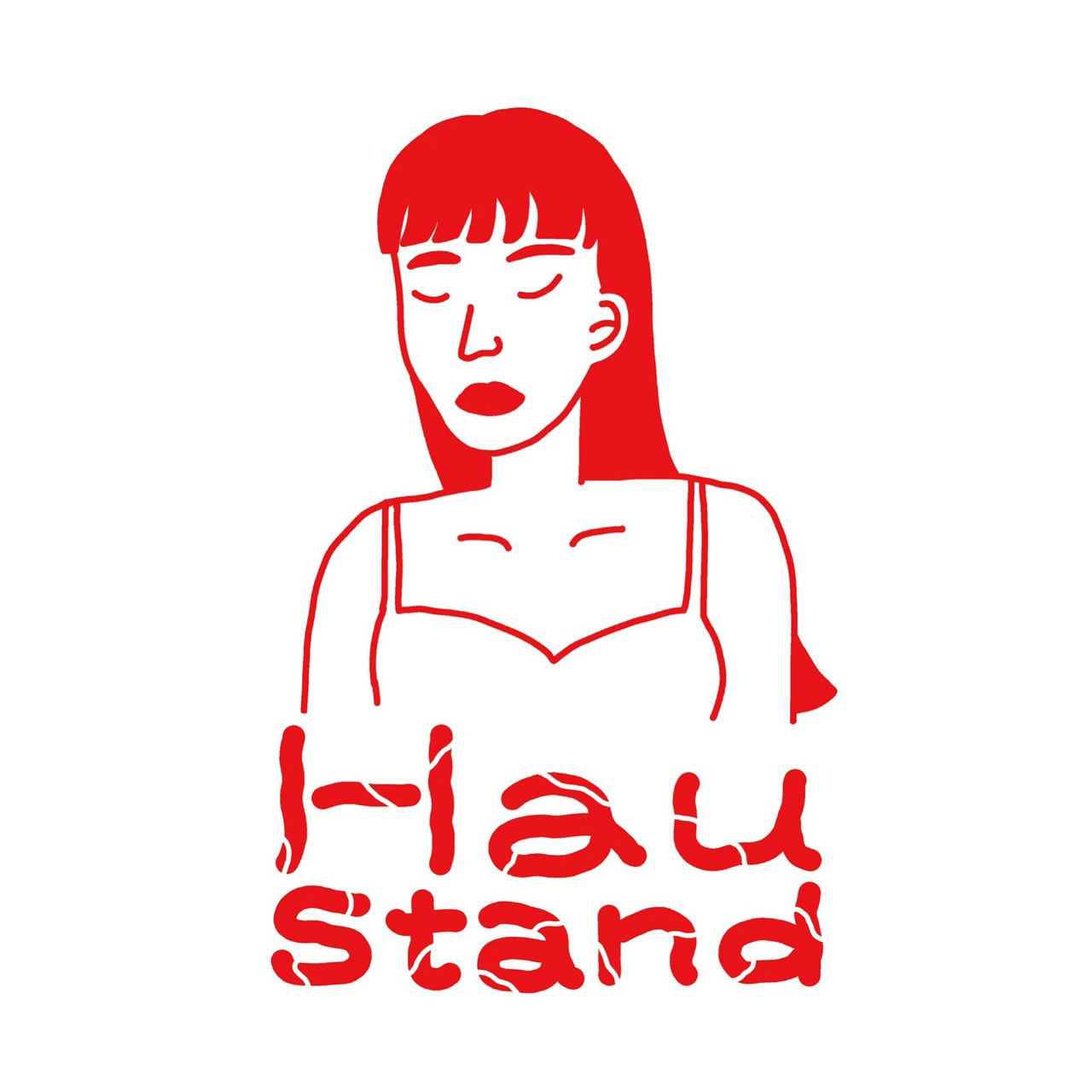 とんだ林蘭が手がけたHauStandのロゴ。