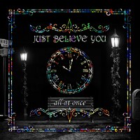 all at once「JUST BELIEVE YOU」配信ジャケット