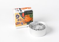 イベント参加者に送られた「かに身入りかにみそ缶詰」。