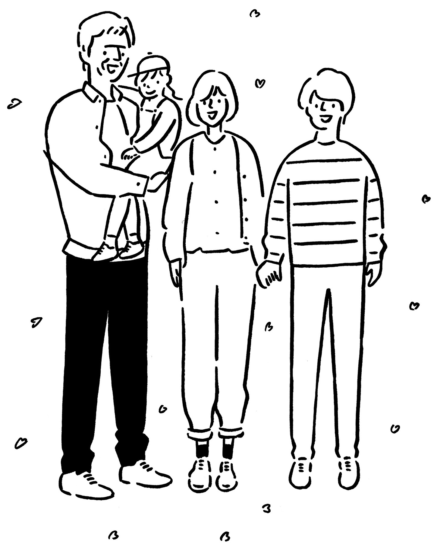 長場雄が「監察医 朝顔」台本に描き下ろしたイラスト。