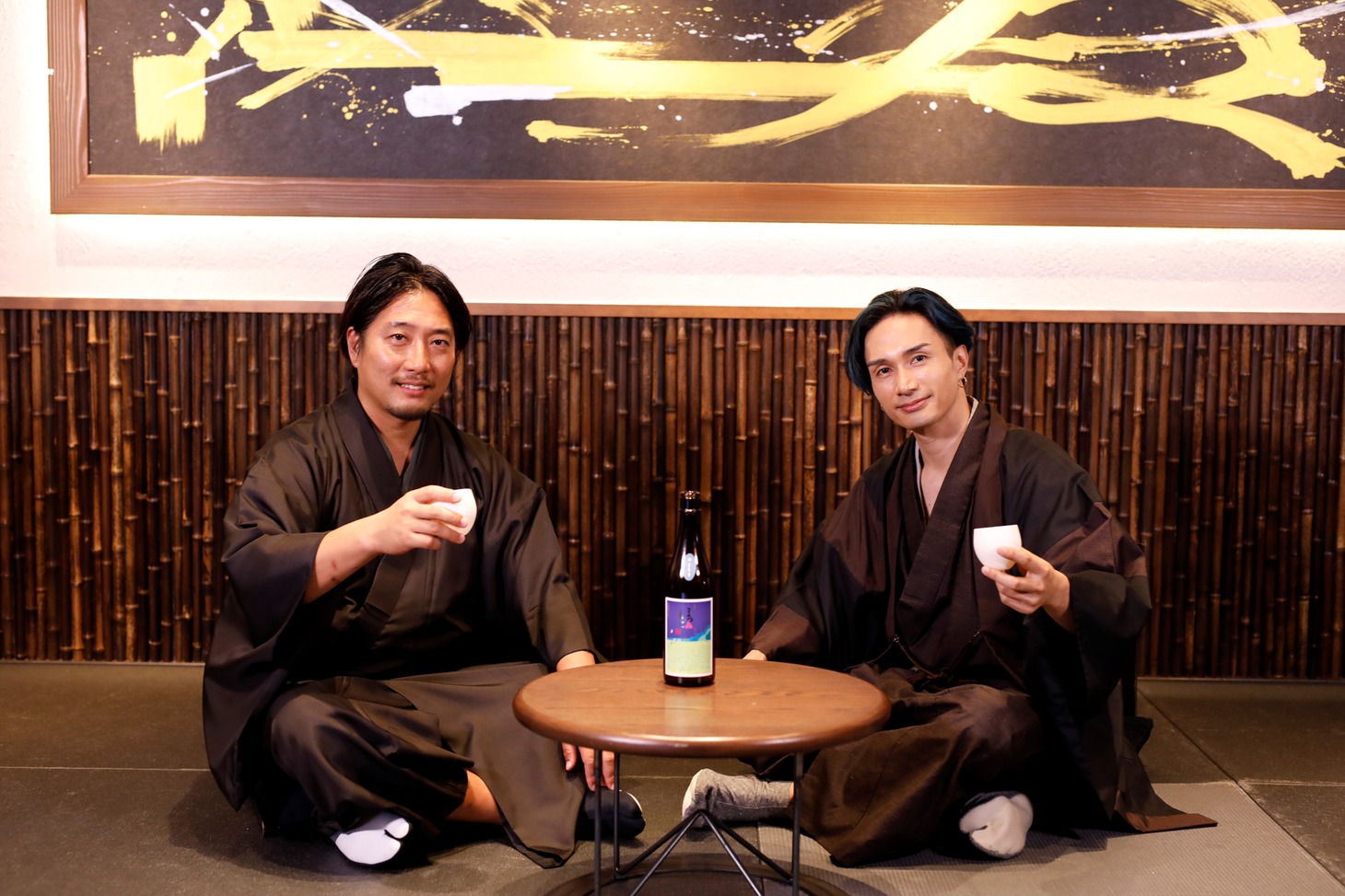 左から松本日出彦氏、橘ケンチ。