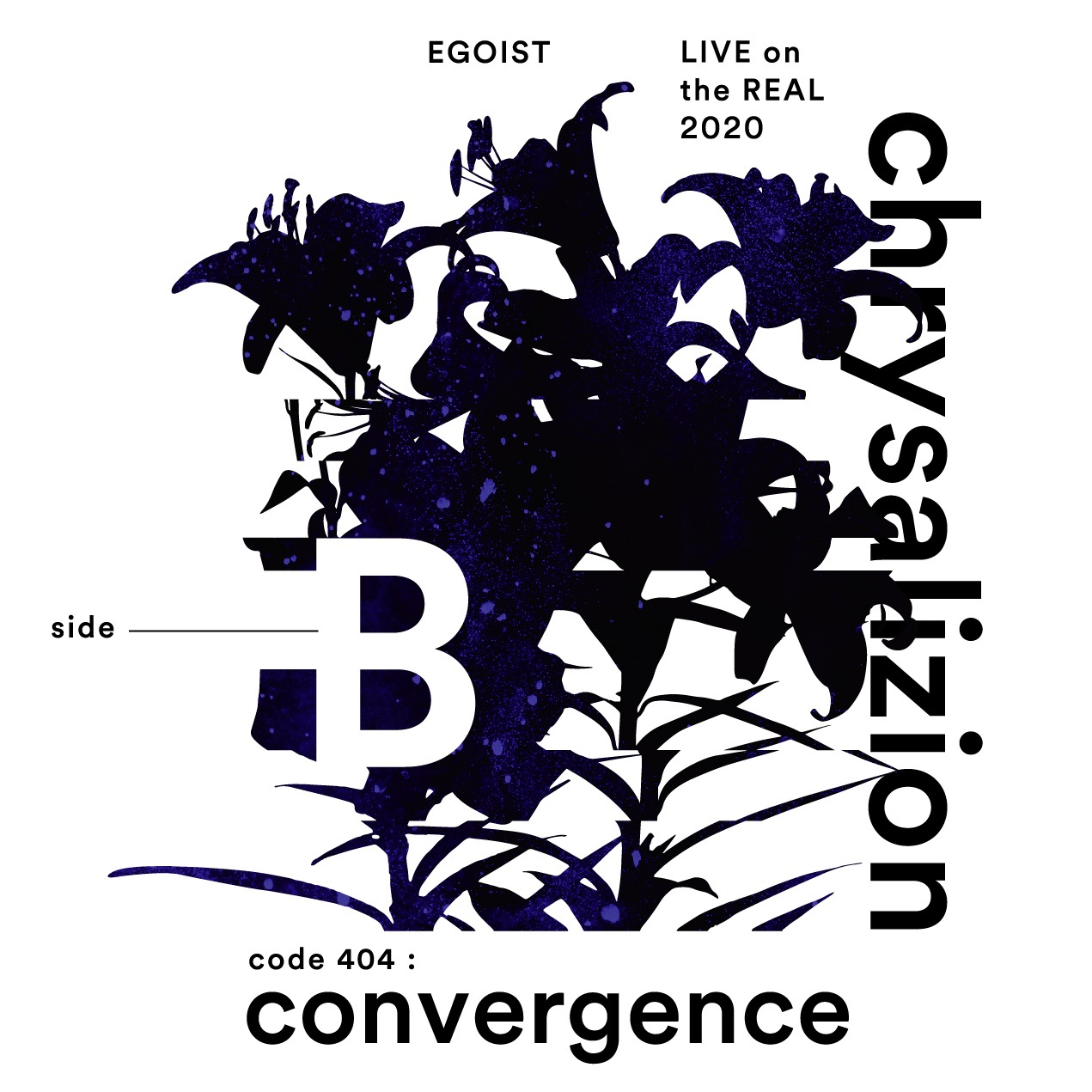 「EGOIST LIVE on the REAL 2020 side-B『chrysalizion code 404 : convergence』」ロゴ