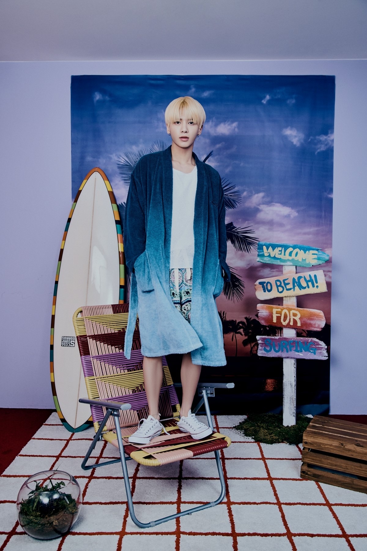 TOMORROW X TOGETHER「minisode1 : Blue Hour」コンセプトフォトARバージョンよりTAEHYUN。