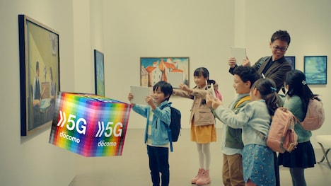 「docomo5G 希望を加速しよう 2nd」テレビCMより。