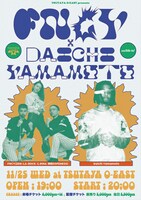 「TSUTAYA O-EAST presents FNCY x Daichi Yamamoto」告知ビジュアル