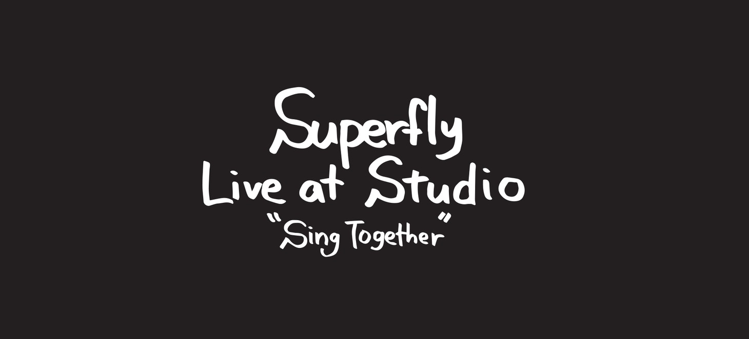 「Superfly Live at Studio "Sing Together"」ロゴ