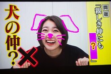 ことわざクイズに挑戦する柏木ひなた。