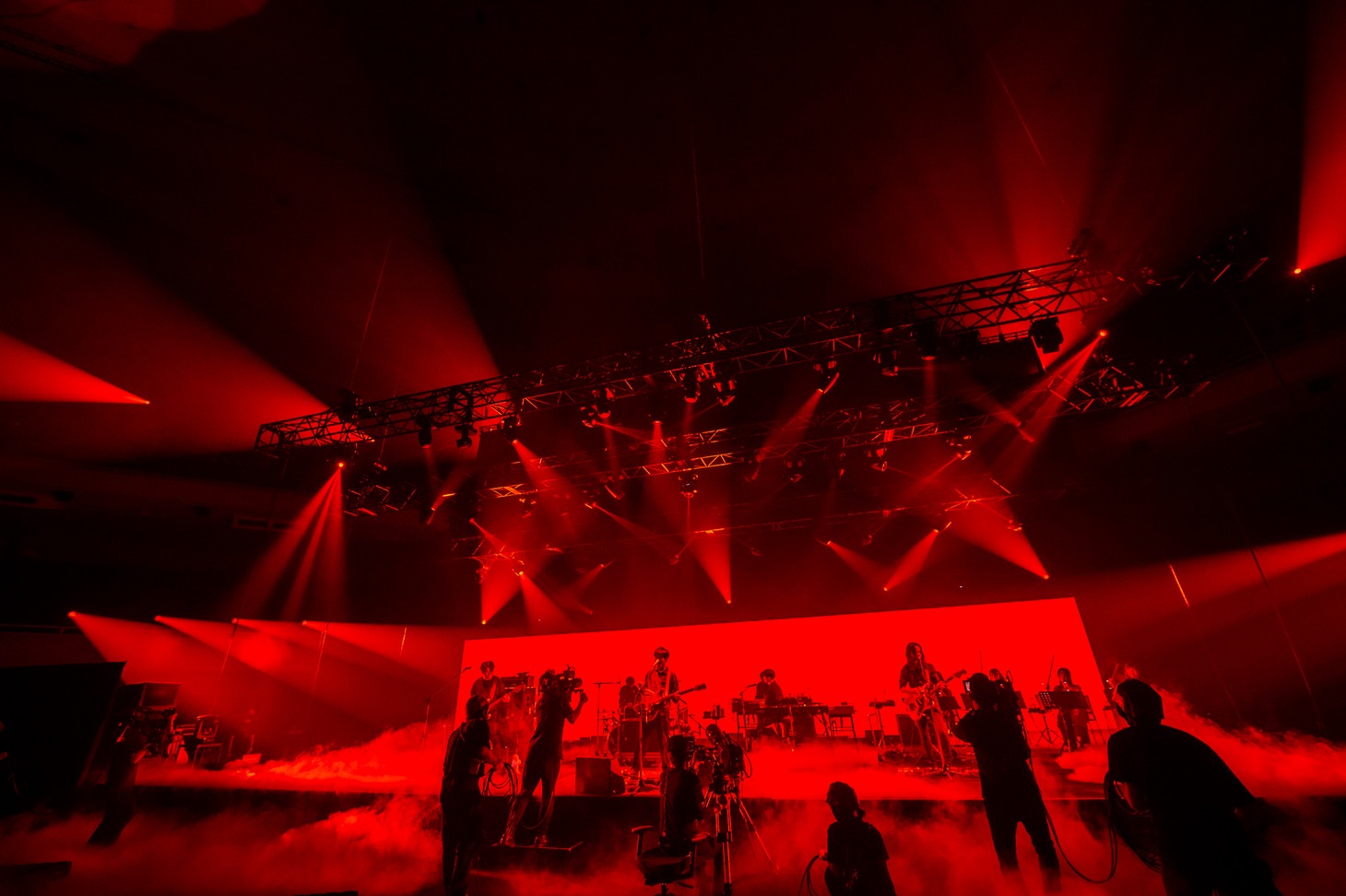 「錦戸亮 ONLINE LIVE“不撓不屈”at 日本武道館」の様子。（撮影：田中聖太郎）