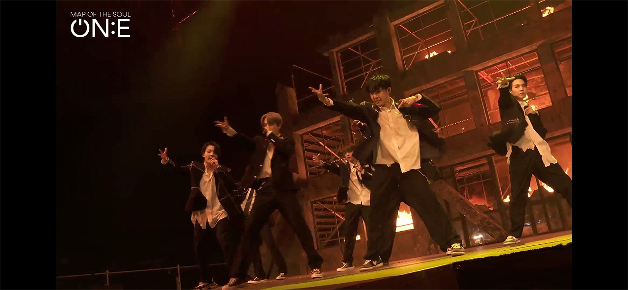 「BTS MAP OF THE SOUL ON:E」10月10日公演の様子。(c)Big Hit Entertainment