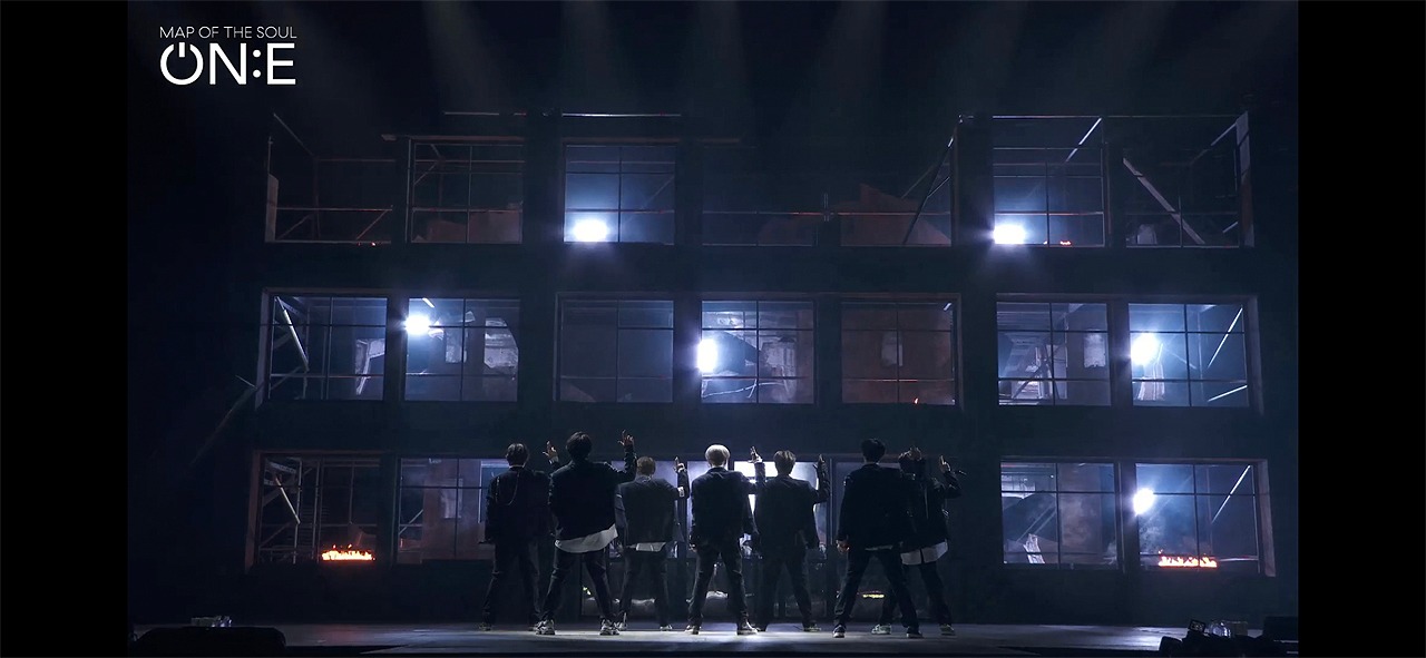 「BTS MAP OF THE SOUL ON:E」10月10日公演の様子。(c)Big Hit Entertainment