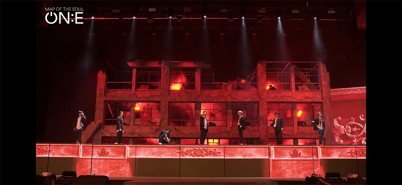 「BBTS MAP OF THE SOUL ON:E」10月10日公演の様子。(c)Big Hit Entertainment