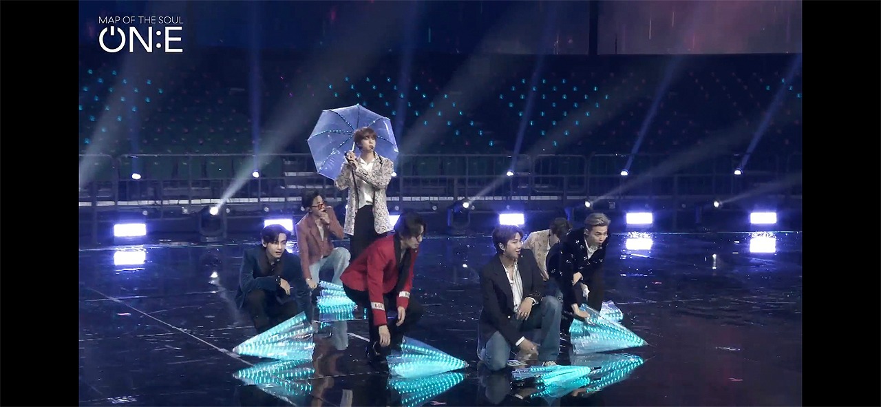 「BTS MAP OF THE SOUL ON:E」10月10日公演の様子。(c)Big Hit Entertainment