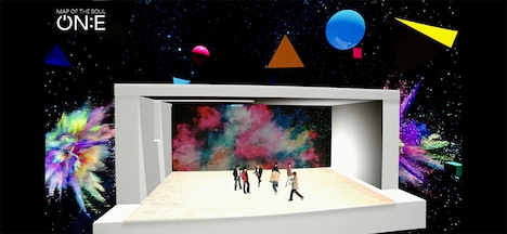 「BTS MAP OF THE SOUL ON:E」10月10日公演の様子。(c)Big Hit Entertainment