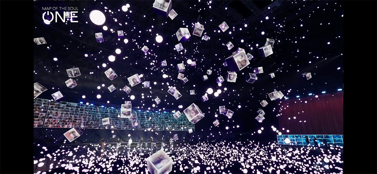「BTS MAP OF THE SOUL ON:E」10月10日公演の様子。(c)Big Hit Entertainment