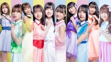 SUPER☆GiRLS。右から3人目が石丸千賀。