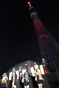 Lisa 花江夏樹や鬼頭明里と 全集中 でスカイツリーを炎色に 人生初の体験に 鬼滅の刃すごいですね イベントレポート 写真26枚 音楽ナタリー