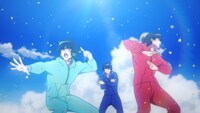 テレビアニメ「体操ザムライ」オープニング映像より。