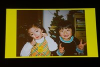 兄とのツーショット。