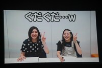 小林歌穂（左）と中山莉子（右）。