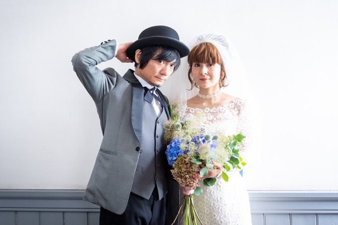 左から吉田肇（PANICSMILE）、TOMO（Thee 50's high teens）。（撮影：橘ちひろ）