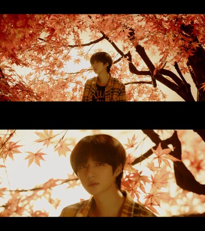 TOMORROW X TOGETHER「Blue Hour」ティザー映像（BEOMGYU）より。