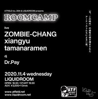 「ATFIELD inc. 20th & LIQUIDROOM presents ROOMCAMP」告知ビジュアル