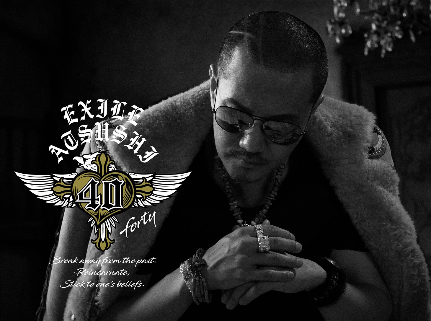 EXILE ATSUSHI「40 ～forty～」2CD+4DVD / 2CD+4Blu-ray仕様ジャケット