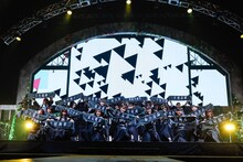「欅坂46 THE LAST LIVE」2日目の様子。（撮影：上山陽介）