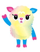 テレビ大阪「ミライヤー」の番組キャラクター・イメェ〜ジさん。