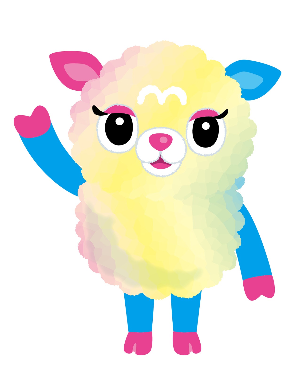 テレビ大阪「ミライヤー」の番組キャラクター・イメェ〜ジさん。