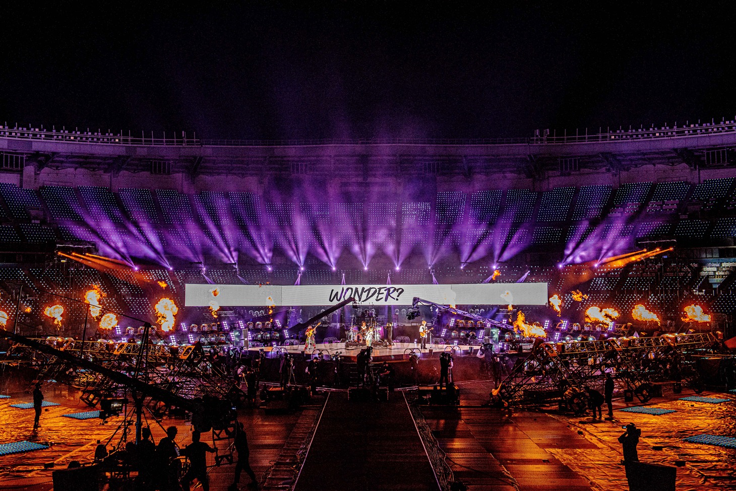 ONE OK ROCK「ONE OK ROCK 2020 "Field of Wonder" at Stadium Live Streaming」の模様。