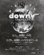 downy「雨曝しの月」「雨曝しの月を見ている」フライヤー