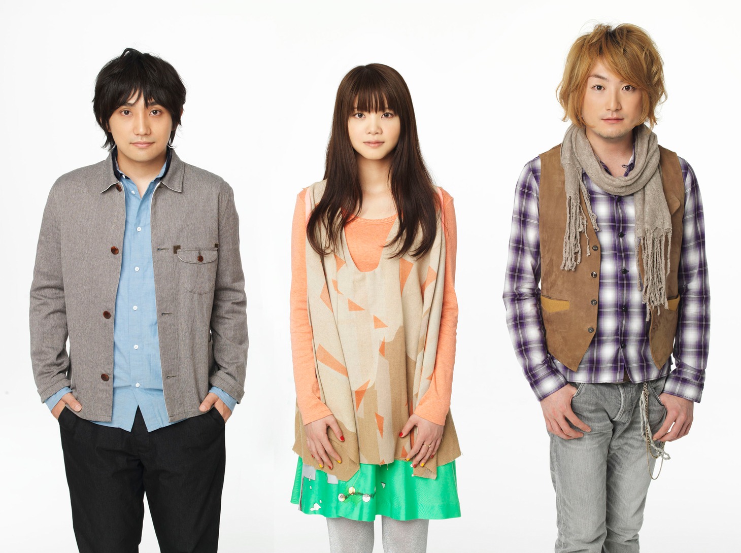 「いきものがかりの みなさん、こんにつあー!! 2010 ～なんでもアリーナ!!!～」の頃のいきものがかり。