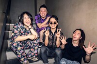 挫・人間「挫・人間 TOUR 2020～さような来世！風と共に去りヌンティウス～」東京・TSUTAYA O-EAST公演より、バックステージの様子。（撮影：森好弘）