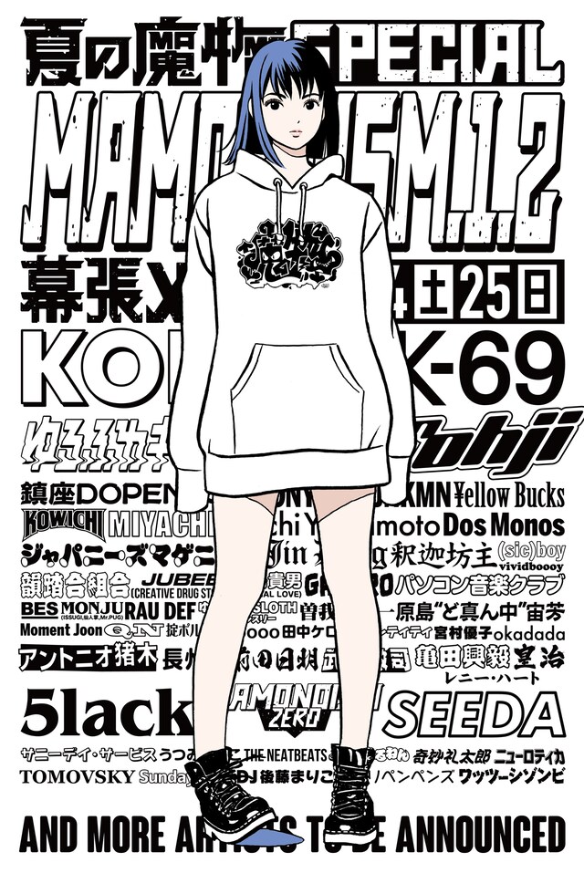 江口寿史が手がけたポスター。