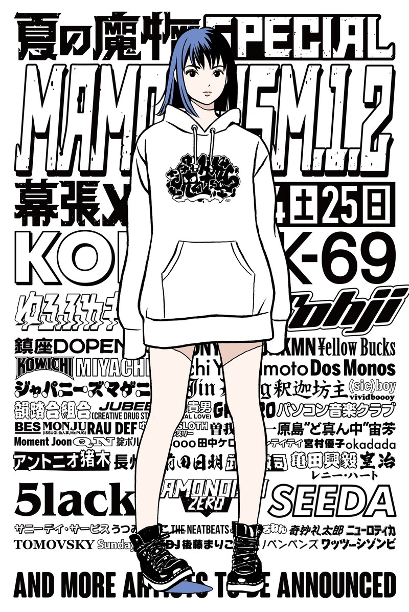 江口寿史が手がけたポスター。