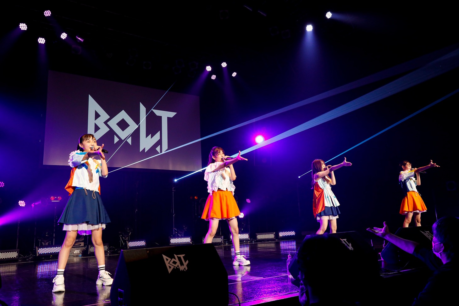 「B.O.L.T『POP』ONE MAN LIVE@Zepp Tokyo」の様子。（撮影：笹森健一）