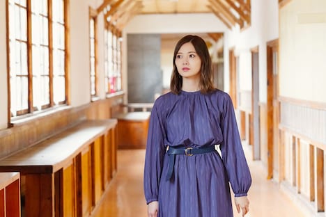 「もうそろそろ行かなくちゃ」撮影中の様子。 (c)Hulu / 乃木坂46LLC.