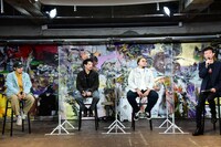 左から荒居誠氏、森洸大氏、佐々木集氏、永野大輔氏。