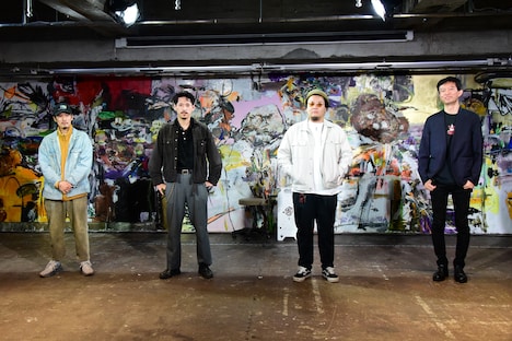 左から荒居誠氏、森洸大氏、佐々木集氏、永野大輔氏。