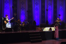 「Nao☆『gift songs』リリース記念オンラインライブ『from me to you～gift songs～』」の様子。