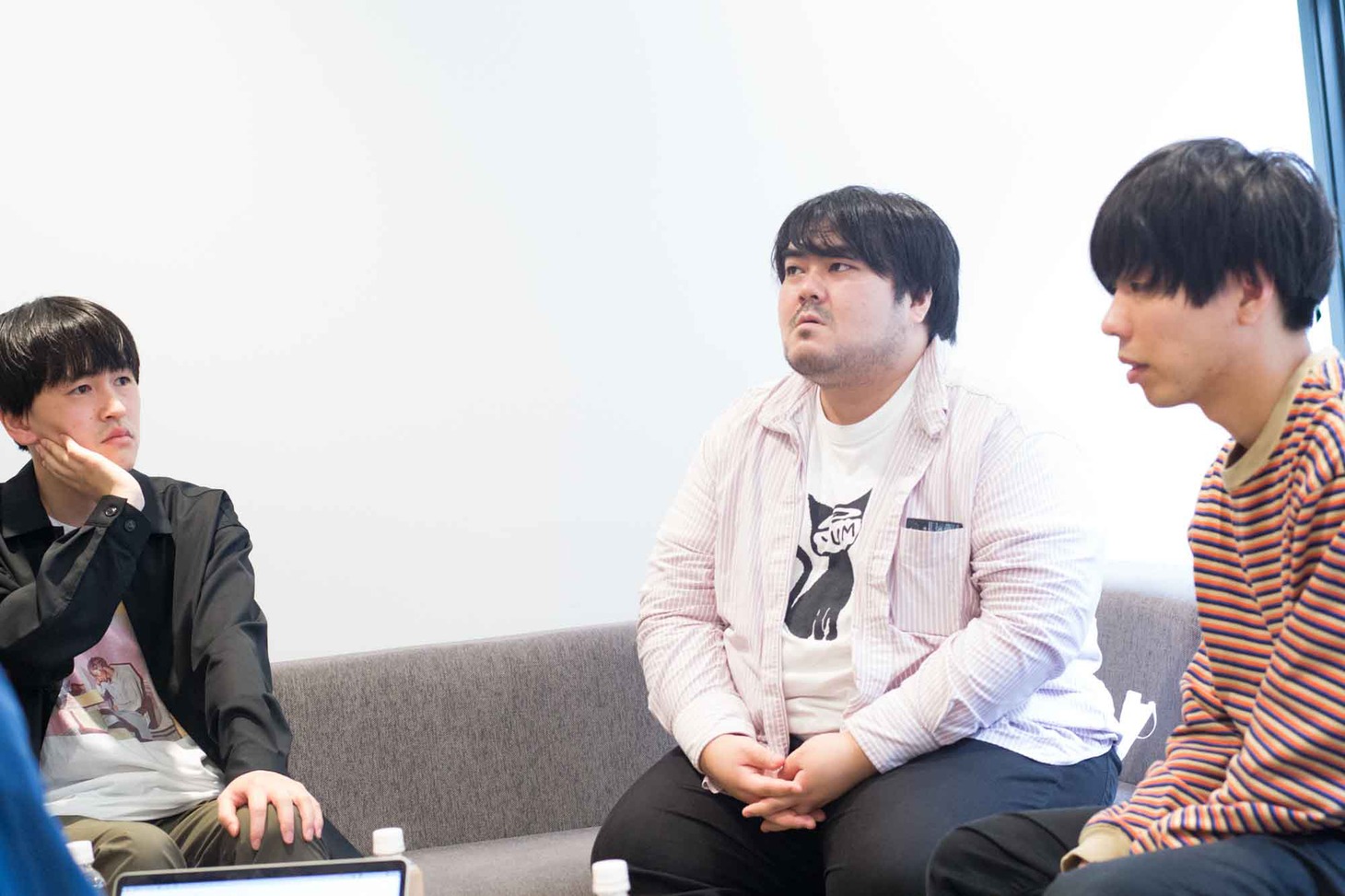 左から川辺素、澤部渡、吉田靖直。